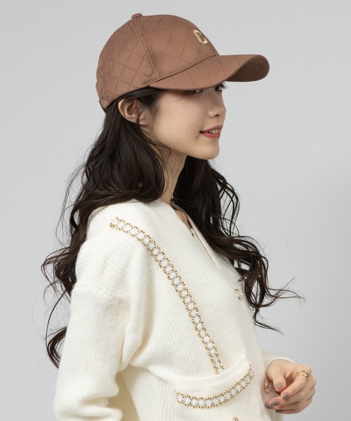 meJane(ミージェーン)の「キルティング ロゴCAP(キャップ・レディース・アイボリー/ブラック/ブラウン・FREE)」の18枚目の写真