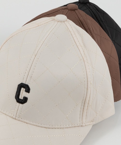 meJane(ミージェーン)の「キルティング ロゴCAP(キャップ・レディース・アイボリー/ブラック/ブラウン・FREE)」の7枚目の写真