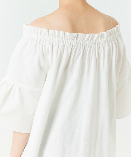 FREAK'S STORE（フリークスストア）の「【限定展開】 インド リネン コットン 2WAY ワンピース（ワンピース・レディース・オフホワイト/ブラック/レッド/グリーン/ネイビー・SMALL/MEDIUM）」の15枚目の写真