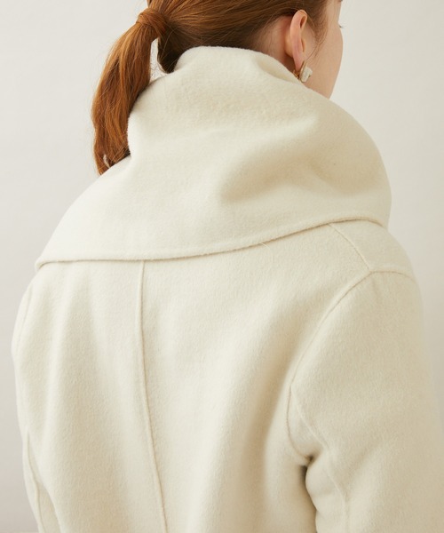 DOLLUPOOPS（ドールアップウップス）の「doll up oops ストールドッキングコート（その他アウター・レディース・ブラック/アイボリー・FREE）」の14枚目の写真