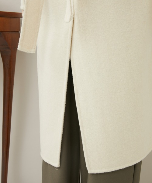 DOLLUPOOPS（ドールアップウップス）の「doll up oops ストールドッキングコート（その他アウター・レディース・ブラック/アイボリー・FREE）」の16枚目の写真