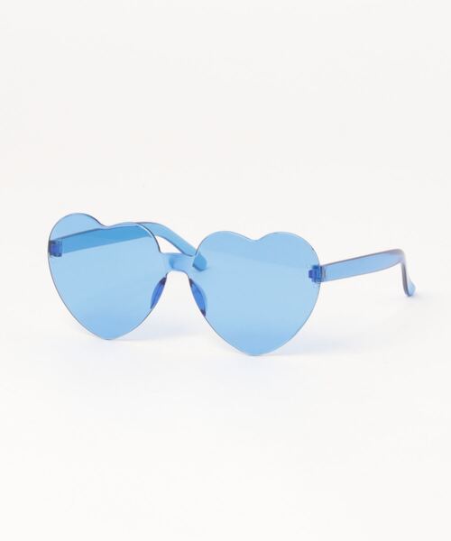 Fun & Daily（ファンアンドデイリー）の「Funny Color Heart Glasses（サングラス・レディース・イエロー/オレンジ/ブラック/レッド/グリーン/ピンク/パープル/ブルー/クリア/ブラウン・FREE）」の5枚目の写真