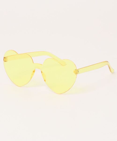 Fun & Daily（ファンアンドデイリー）の「Funny Color Heart Glasses（サングラス・レディース・イエロー/オレンジ/ブラック/レッド/グリーン/ピンク/パープル/ブルー/クリア/ブラウン・FREE）」の14枚目の写真