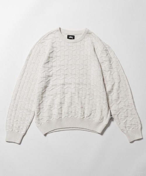 Stussy ベージュ ニット 中古・古着通販】stussy (ステューシー) セーター ベージュ