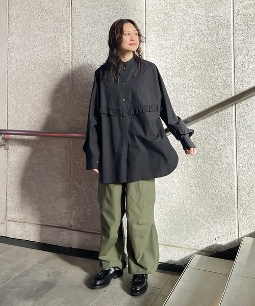 JOINT WORKS(ジョイントワークス)の「ブザムフリルドルマンシャツ(シャツ/ブラウス・レディース・ホワイト/ブラック・FREE)」の21枚目の写真