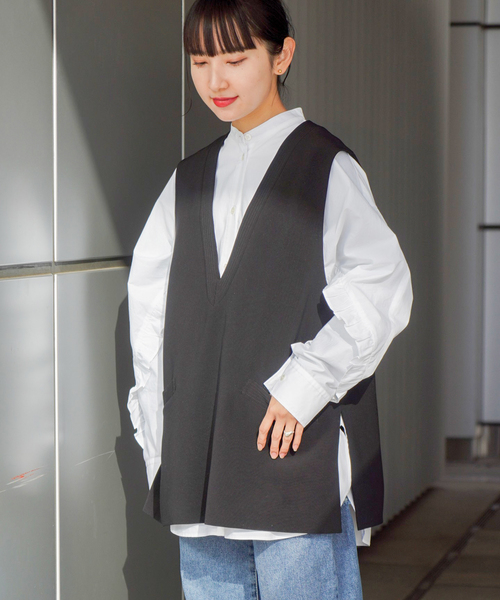 JOINT WORKS(ジョイントワークス)の「ブザムフリルドルマンシャツ(シャツ/ブラウス・レディース・ホワイト/ブラック・FREE)」の19枚目の写真