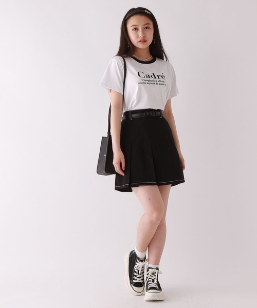 repipi armario（レピピ アルマリオ）の「BOXプリーツスカート（スカート・キッズ・ブルー系/ブラック/ベージュ/グリーン/ブラック系その他・SMALL/MEDIUM/LARGE）」の6枚目の写真