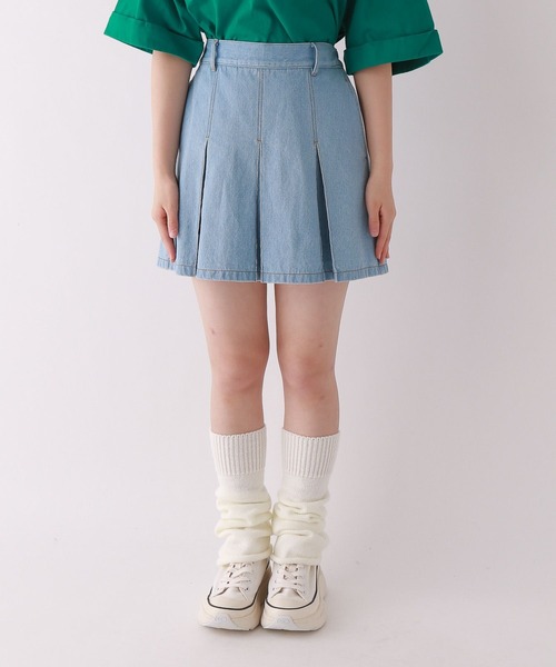 repipi armario（レピピ アルマリオ）の「BOXプリーツスカート（スカート・キッズ・ブルー系/ブラック/ベージュ/グリーン/ブラック系その他・SMALL/MEDIUM/LARGE）」の14枚目の写真