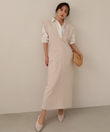 anuans（アニュアンス）の「ストレートジャンスカ（ワンピース）」 - WEAR 