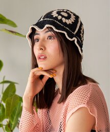 VENCEEXCHANGE | クロシェ編みハット(ハット)