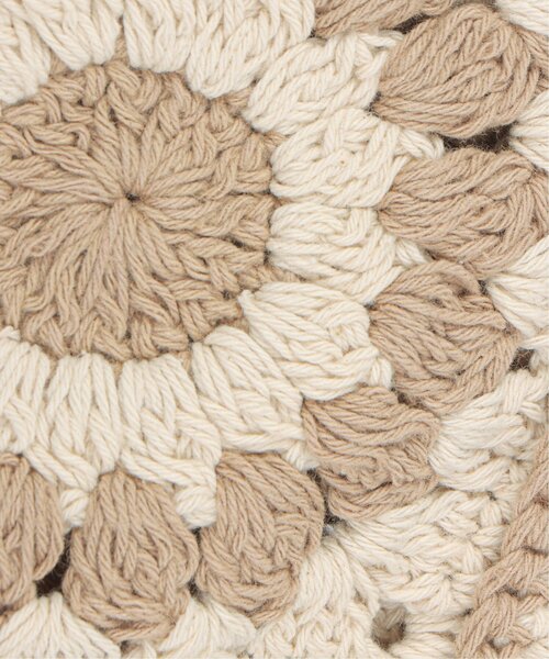 VENCEEXCHANGE（ヴァンスエクスチェンジ）の「クロシェ編みハット（ハット・レディース・ネイビー/オフホワイト/ブラック・FREE）」の10枚目の写真