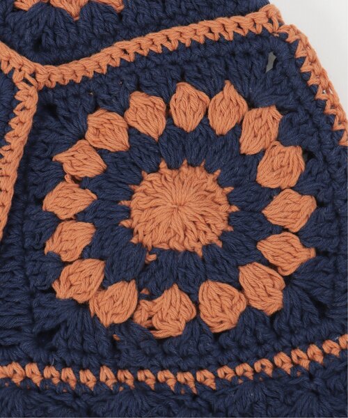 VENCEEXCHANGE（ヴァンスエクスチェンジ）の「クロシェ編みハット（ハット・レディース・ネイビー/オフホワイト/ブラック・FREE）」の14枚目の写真