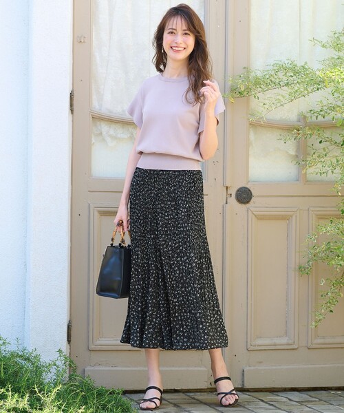 ANY SIS(エニィスィス)の「【洗える】イージープリーツ スカーチョ(その他パンツ・レディース・ブラック系4/ベージュ系4・2/3/1)」の4枚目の写真