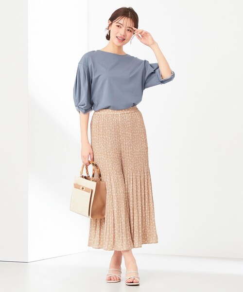 ANY SIS(エニィスィス)の「【洗える】イージープリーツ スカーチョ(その他パンツ・レディース・ブラック系4/ベージュ系4・2/3/1)」の10枚目の写真
