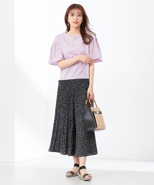 ANY SIS(エニィスィス)の「【洗える】イージープリーツ スカーチョ(その他パンツ・レディース・ブラック系4/ベージュ系4・2/3/1)」の13枚目の写真