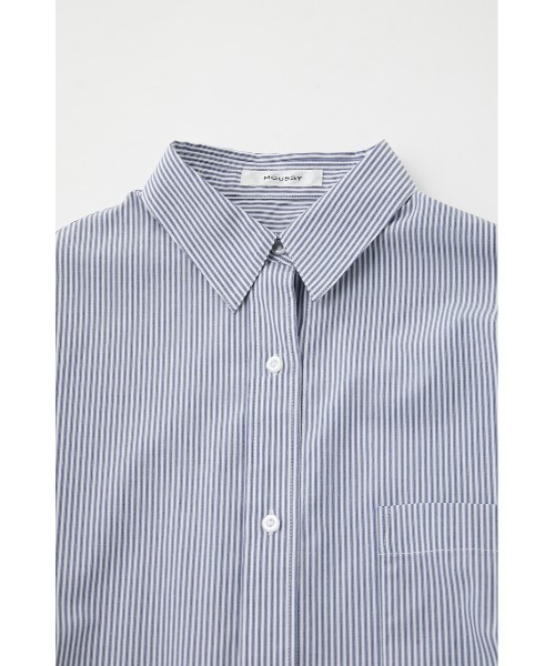 MOUSSY（マウジー）の「ARM SLIT OVER シャツ（シャツ/ブラウス・レディース・オフホワイト/ネイビー系/ピンク・FREE）」の17枚目の写真