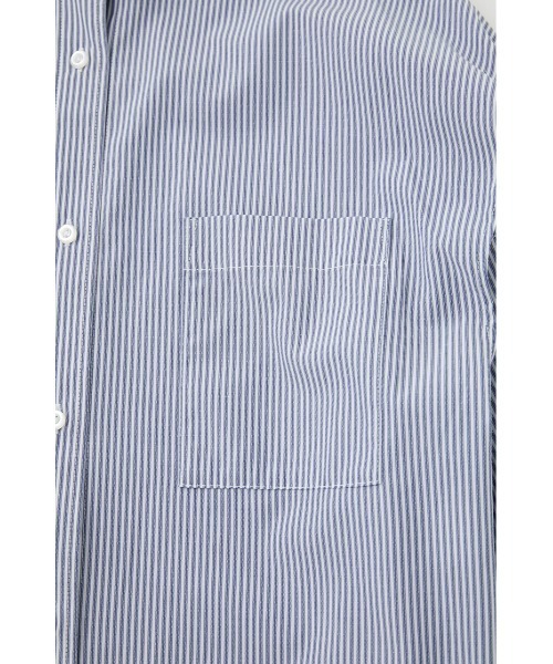 MOUSSY（マウジー）の「ARM SLIT OVER シャツ（シャツ/ブラウス・レディース・オフホワイト/ネイビー系/ピンク・FREE）」の18枚目の写真