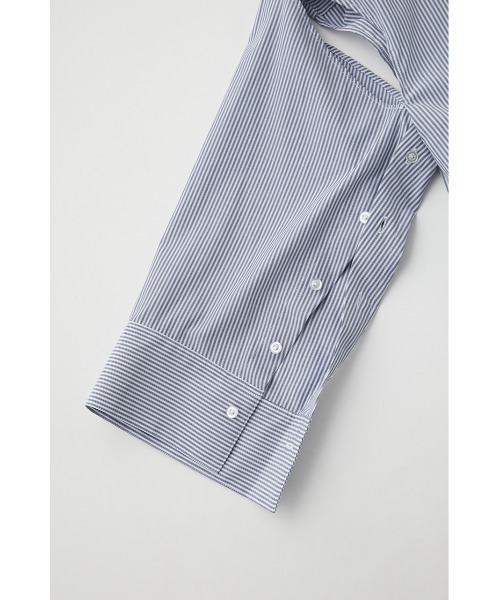 MOUSSY（マウジー）の「ARM SLIT OVER シャツ（シャツ/ブラウス・レディース・オフホワイト/ネイビー系/ピンク・FREE）」の19枚目の写真