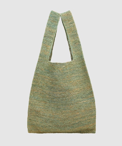 seya.（セヤ）の「RAFFIA SHOPPING BAG（かごバッグ・レディース・グリーン系その他・F）」の4枚目の写真