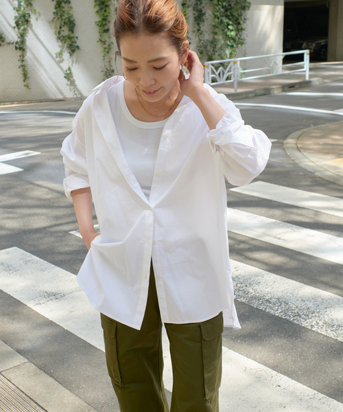 コットンチュニックシャツ