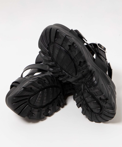 WEGO（ウィゴー）の「WEGO/PUベルトスポーツサンダル（サンダル・レディース・ホワイト/ブラック・MEDIUM/LARGE）」の12枚目の写真