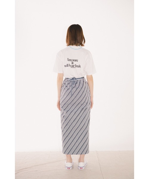 PARKS TOKYO SELECT(パークストウキョウセレクト)の「【MF】MIXX DAVID / fruits cat Tシャツ(Tシャツ/カットソー・レディース・ホワイト/ブラック・SMALL/MEDIUM)」の6枚目の写真
