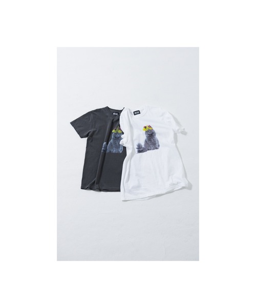 PARKS TOKYO SELECT(パークストウキョウセレクト)の「【MF】MIXX DAVID / fruits cat Tシャツ(Tシャツ/カットソー・レディース・ホワイト/ブラック・SMALL/MEDIUM)」の12枚目の写真