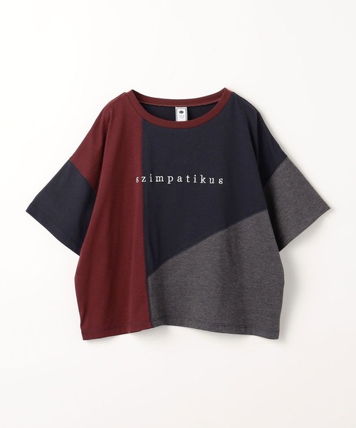 179/WG（イチナナキュウダブルジー）の「カラーブロックTシャツ（Tシャツ/カットソー・レディース・ネイビー/オフホワイト/オートミール・FREE）」の16枚目の写真