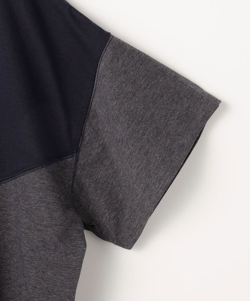 179/WG（イチナナキュウダブルジー）の「カラーブロックTシャツ（Tシャツ/カットソー・レディース・ネイビー/オフホワイト/オートミール・FREE）」の18枚目の写真