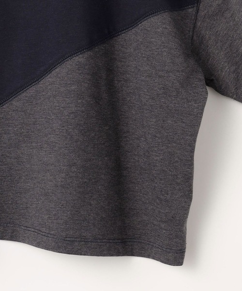 179/WG（イチナナキュウダブルジー）の「カラーブロックTシャツ（Tシャツ/カットソー・レディース・ネイビー/オフホワイト/オートミール・FREE）」の14枚目の写真