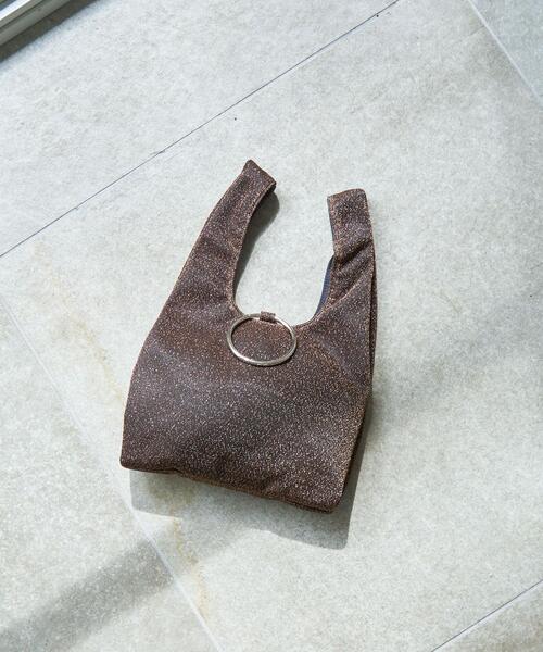 coen（コーエン）の「ギラギラリングミニバッグ（トートバッグ・レディース・ターコイズブルー/シルバー/ゴールド・FREE）」の3枚目の写真