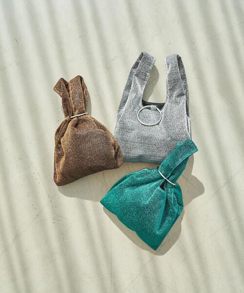 coen（コーエン）の「ギラギラリングミニバッグ（トートバッグ・レディース・ターコイズブルー/シルバー/ゴールド・FREE）」の12枚目の写真