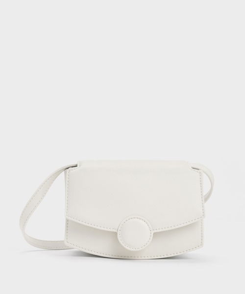 【セール】Clover クローバー カーブショルダーバッグ（ショルダーバッグ）｜CHARLES & KEITH（チャールズ & キース）