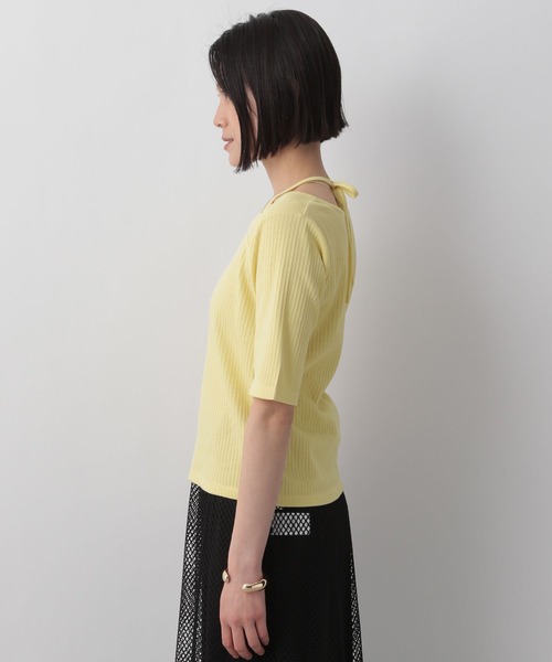 LOWRYS FARM(ローリーズファーム)の「レイヤードライクテレコ5S 905394(Tシャツ/カットソー・レディース・ブラック/ホワイト/イエロー・FREE)」の9枚目の写真