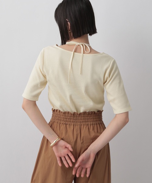 LOWRYS FARM(ローリーズファーム)の「レイヤードライクテレコ5S 905394(Tシャツ/カットソー・レディース・ブラック/ホワイト/イエロー・FREE)」の19枚目の写真