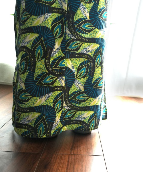 CIAOPANIC TYPY（チャオパニックティピー）の「【KIDS】バティック柄リネン2WAYオフショルワンピ（ワンピース・キッズ・ブルー/イエロー・S/M/L/XL/XXL）」の17枚目の写真