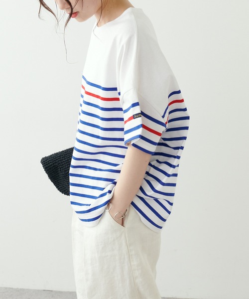 Le Minor(ルミノア)の「【Le Minor/ルミノア】ドルマンボーダーTシャツ(Tシャツ/カットソー・レディース・その他2/その他1・FREE)」の4枚目の写真