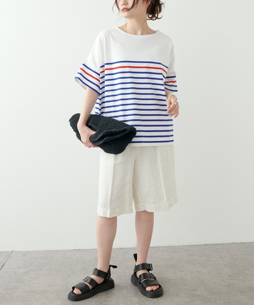 Le Minor(ルミノア)の「【Le Minor/ルミノア】ドルマンボーダーTシャツ(Tシャツ/カットソー・レディース・その他2/その他1・FREE)」の7枚目の写真