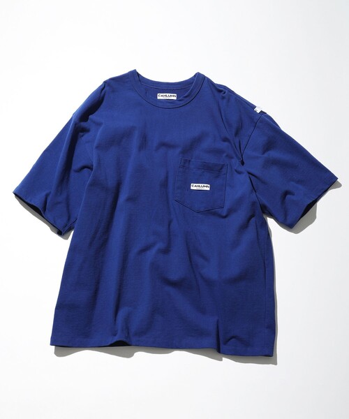 CAHLUMN（カウラム）の「CAHLUMN/カウラム Heavy Weight Jersey S/S Pocket Tee/ヘビーウェイトジャージー ショートスリーブ ポケットTシャツ（Tシャツ/カットソー・メンズ・ホワイト/ネイビー/ブルー/ライトグレー・SMALL/MEDIUM/LARGE/X-LARGE/XX-LARGE）」の6枚目の写真