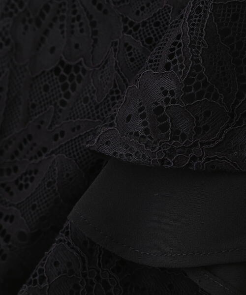 PROPORTION BODY DRESSING（プロポーションボディドレッシング）の「レースラッフルブラウス / 1213210500（シャツ/ブラウス・レディース・ブラック/ホワイト系その他/パープル・SMALL/MEDIUM）」の9枚目の写真