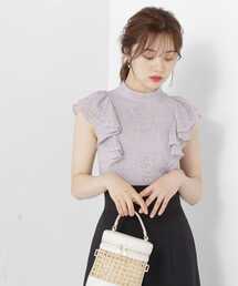 PROPORTION BODY DRESSING | レースラッフルブラウス / 1213210500(シャツ/ブラウス)