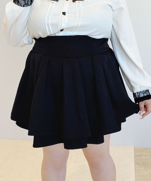 Diable baiser(ディアブルベーゼ)の「ハイウエストティアードスカパン(その他パンツ・レディース・ブラック/ベージュ/オフホワイト/グレー/ピンク/ブラック系その他・XXX-LARGE/XXXX-LARGE/XXXXX-LARGE)」の17枚目の写真