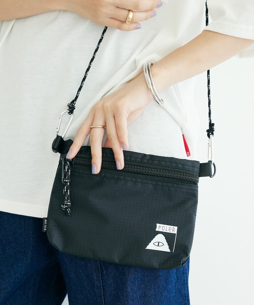 POLeR（ポーラー）の「POLeR STUFFABLEポーチ（トートバッグ・レディース・ブラック/ライトブルー/パープル・FREE）」の2枚目の写真