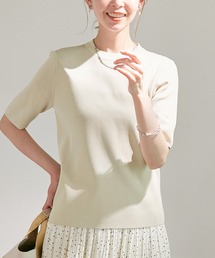 ROPE' PICNIC | UVカット・洗濯機OK/ハーフスリーブニットプルオーバー(ニット/セーター)