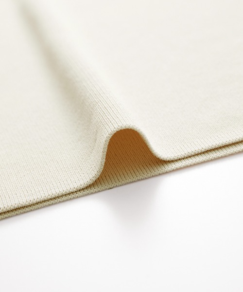 ROPE' PICNIC(ロペピクニック)の「Beauty knit/UVカット・洗える・接触冷感/ハーフスリーブニットプルオーバー(ニット/セーター・レディース・キナリ/ホワイト系その他5/ブルー/ピンク系その他2/ブラック・38)」の12枚目の写真