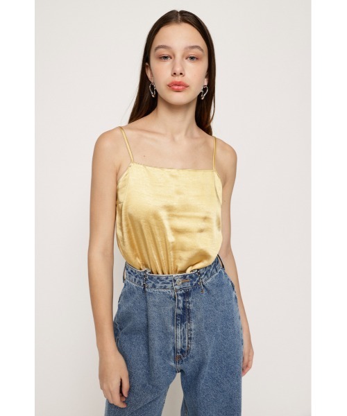 SLY（スライ）の「BACK OPEN SATIN BODYSUIT バックオープン サテン