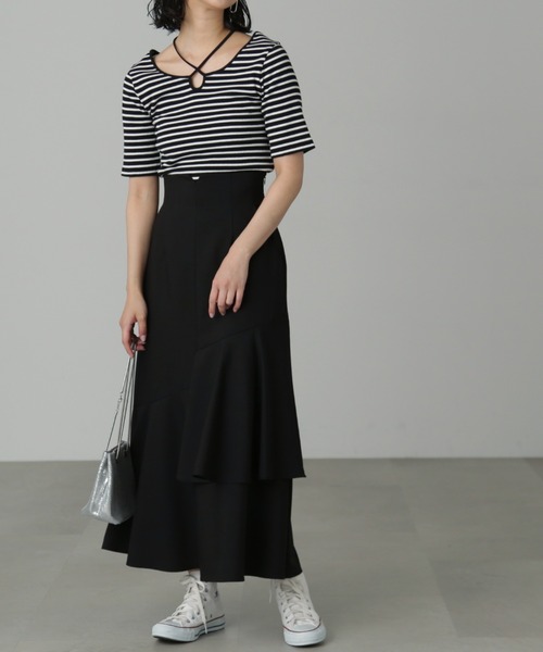 FREE'S MART(フリーズマート)の「【低身長サイズ/Sシリーズ】◆アシメティアードマーメイドスカート(スカート・レディース・ブラック/ベージュ/ピンク・SMALL/MEDIUM/X-SMALL)」の18枚目の写真