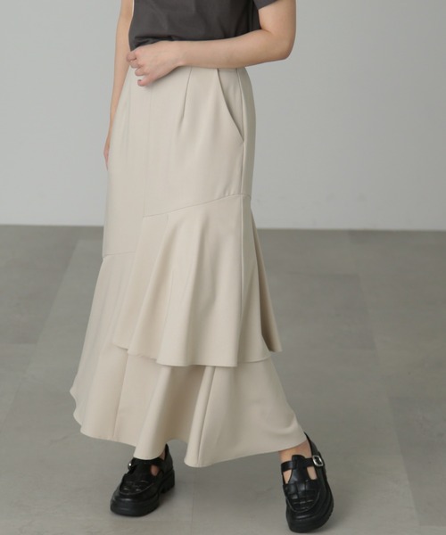 FREE'S MART(フリーズマート)の「【低身長サイズ/Sシリーズ】◆アシメティアードマーメイドスカート(スカート・レディース・ブラック/ベージュ/ピンク・SMALL/MEDIUM/X-SMALL)」の21枚目の写真