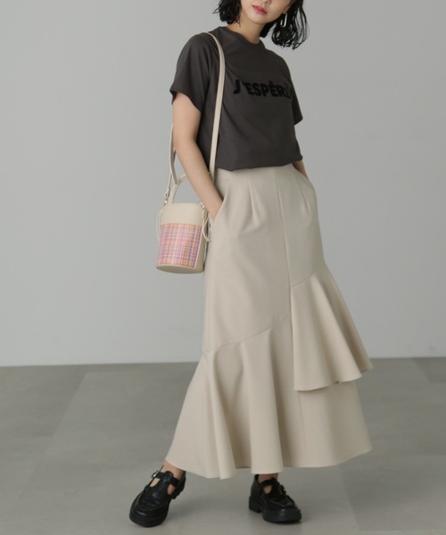 FREE'S MART(フリーズマート)の「【低身長サイズ/Sシリーズ】◆アシメティアードマーメイドスカート(スカート・レディース・ブラック/ベージュ/ピンク・SMALL/MEDIUM/X-SMALL)」の7枚目の写真