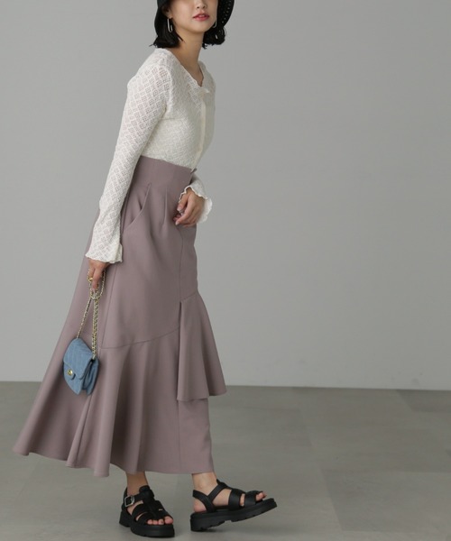 FREE'S MART(フリーズマート)の「【低身長サイズ/Sシリーズ】◆アシメティアードマーメイドスカート(スカート・レディース・ブラック/ベージュ/ピンク・SMALL/MEDIUM/X-SMALL)」の22枚目の写真